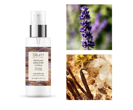 Silium profumo per capelli idratante - patchouli & vaniglia