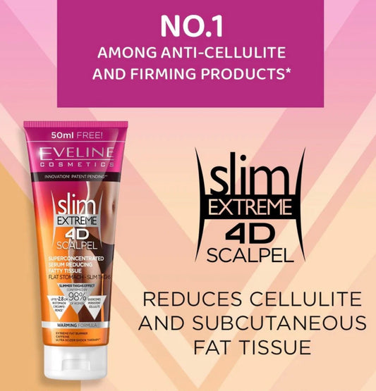 Eveline Cosmetics Slin extreme 4D scalpel superconcentrated serum reducing fatty tissue
