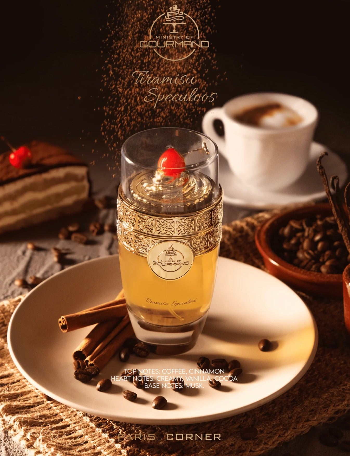 Paris Corner Ministry of Gourmand Tiramisu Speculoos edp 100ml