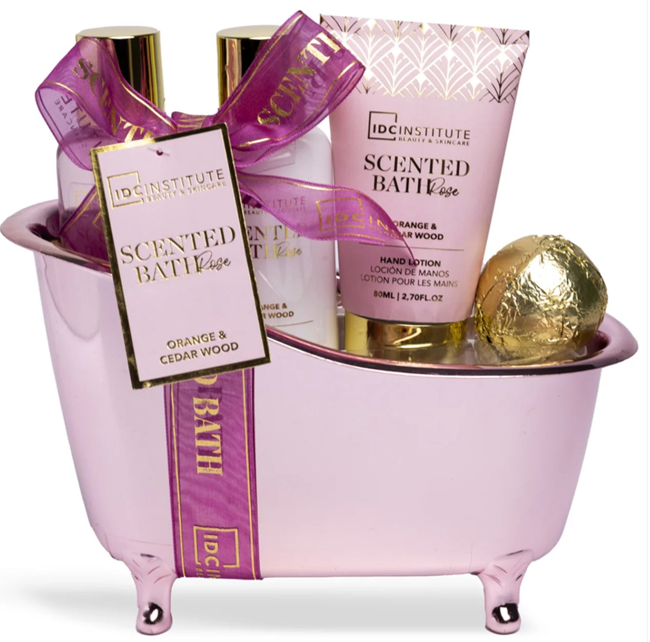 IDC Institute Scented Bath Rose Bathtub Media