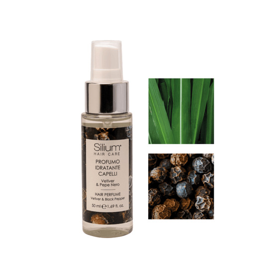 Silium profumo per capelli idratante - vetiver & pepe nero