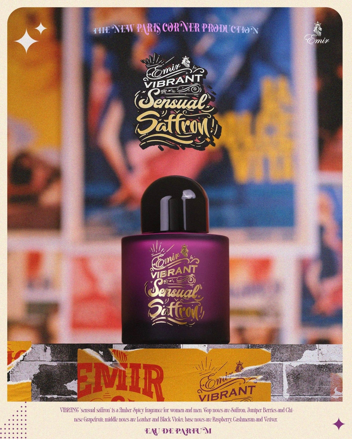 Paris Corner Emir Vibrant Sensual Saffron edp 100ml