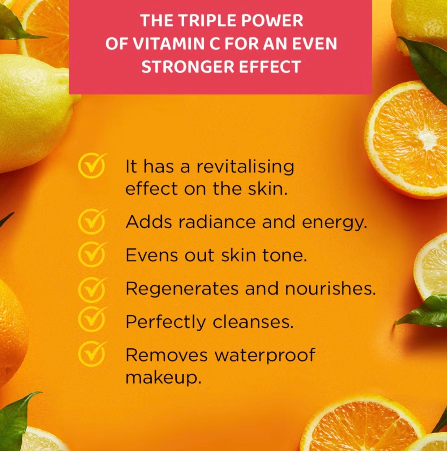 Eveline Cosmetics Vitamin C 3x Action illuminating micellar water 500ml