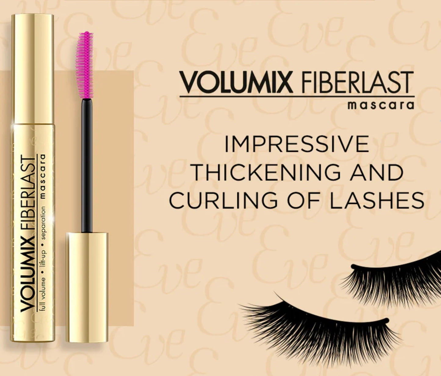Eveline Cosmetics Volumix Fiberlast Full Volume & Lift-up & separation mascara
