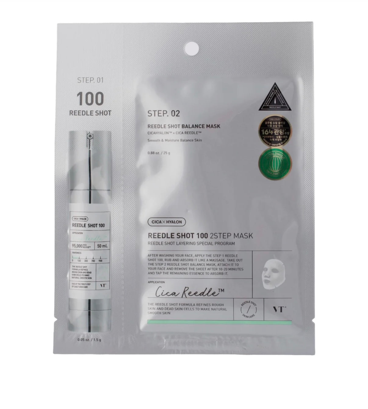 VT Cosmetics Reedle Shot 100 2Step Mask