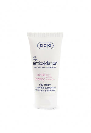 Ziaja Crema giorno protettiva lenitiva SPF10 antiossidante acai berry 50ml