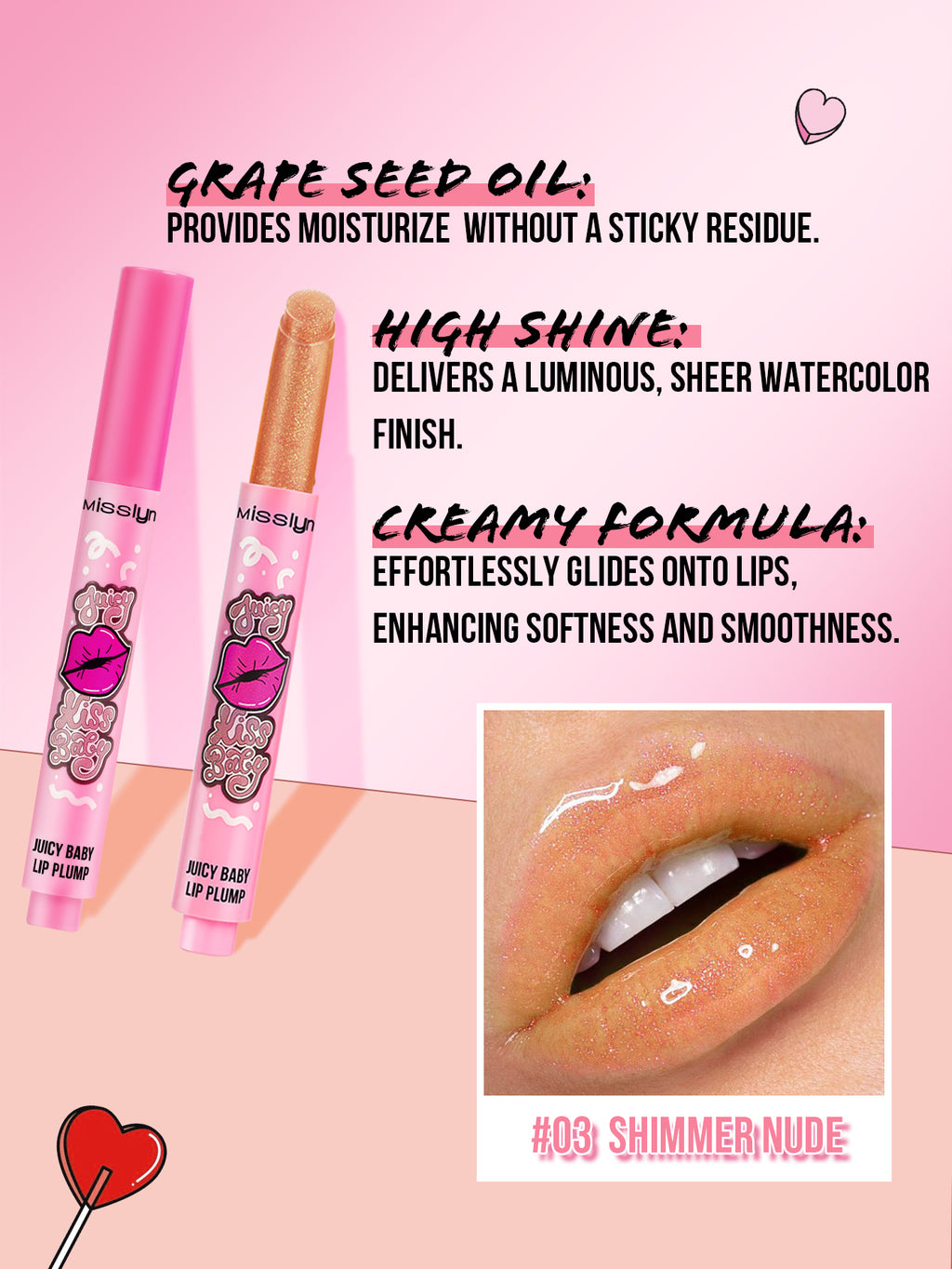 Misslyn Juicy Kiss Baby Lip Plump