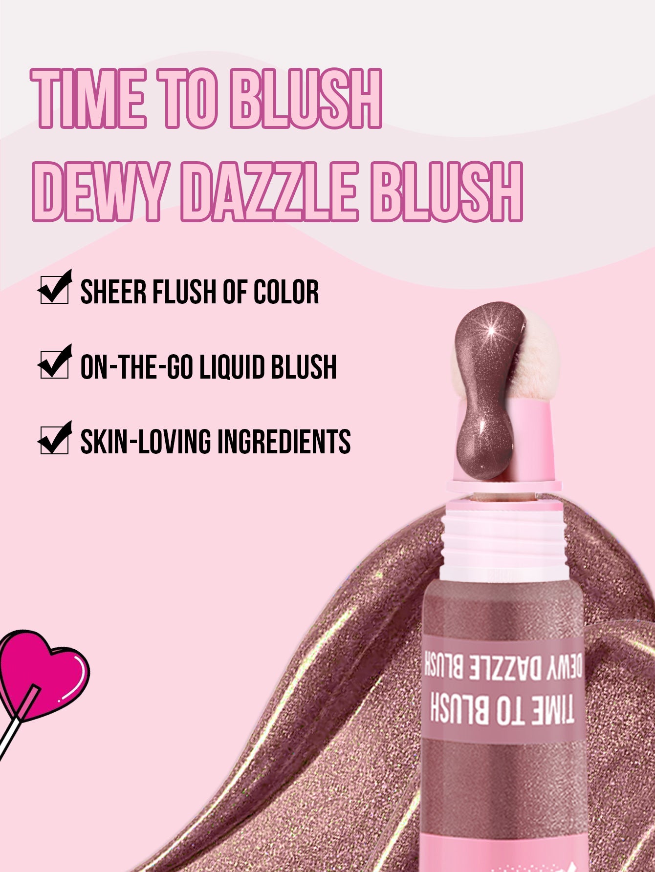 Misslyn Love At First Boost Dewy Dazzle Blush