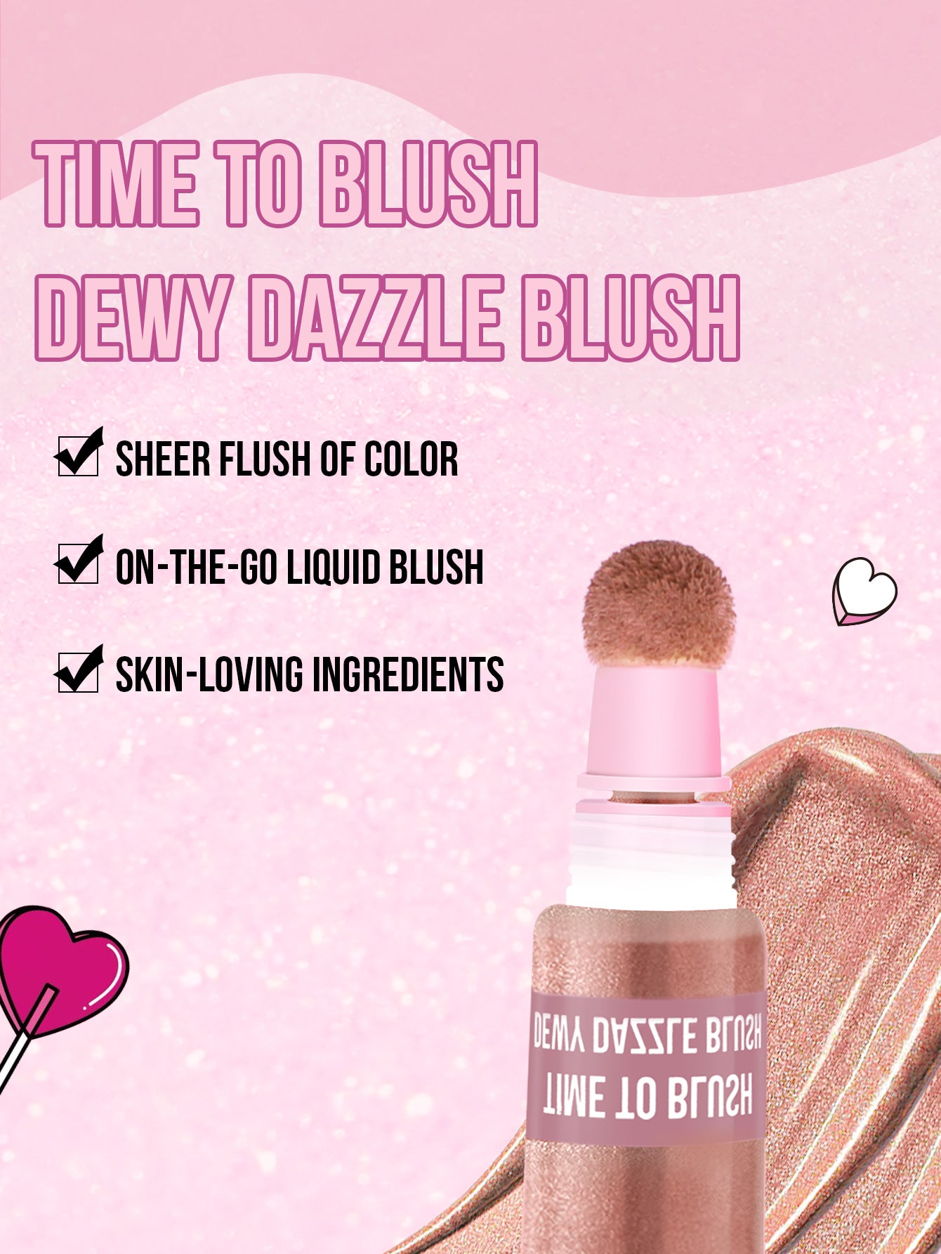 Misslyn Love At First Boost Dewy Dazzle Blush