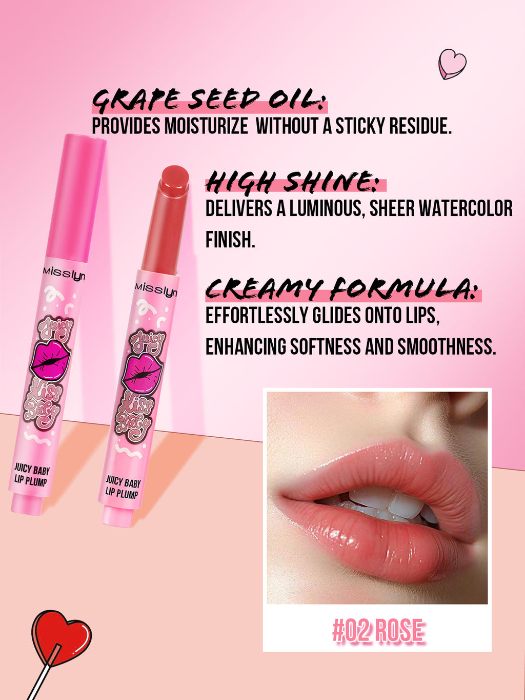Misslyn Juicy Kiss Baby Lip Plump