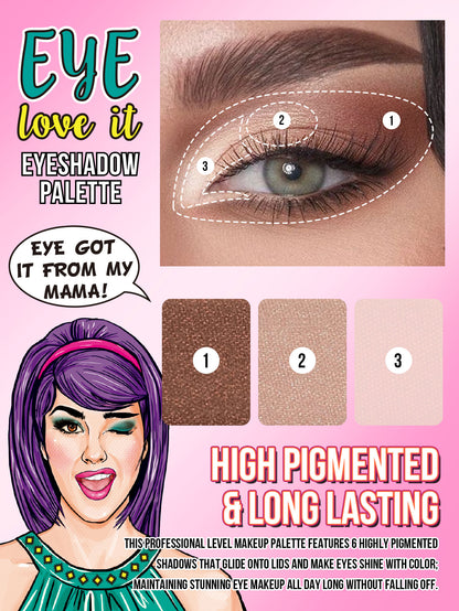MIsslyn EYE Love It 6colors Eyeshadow Palette