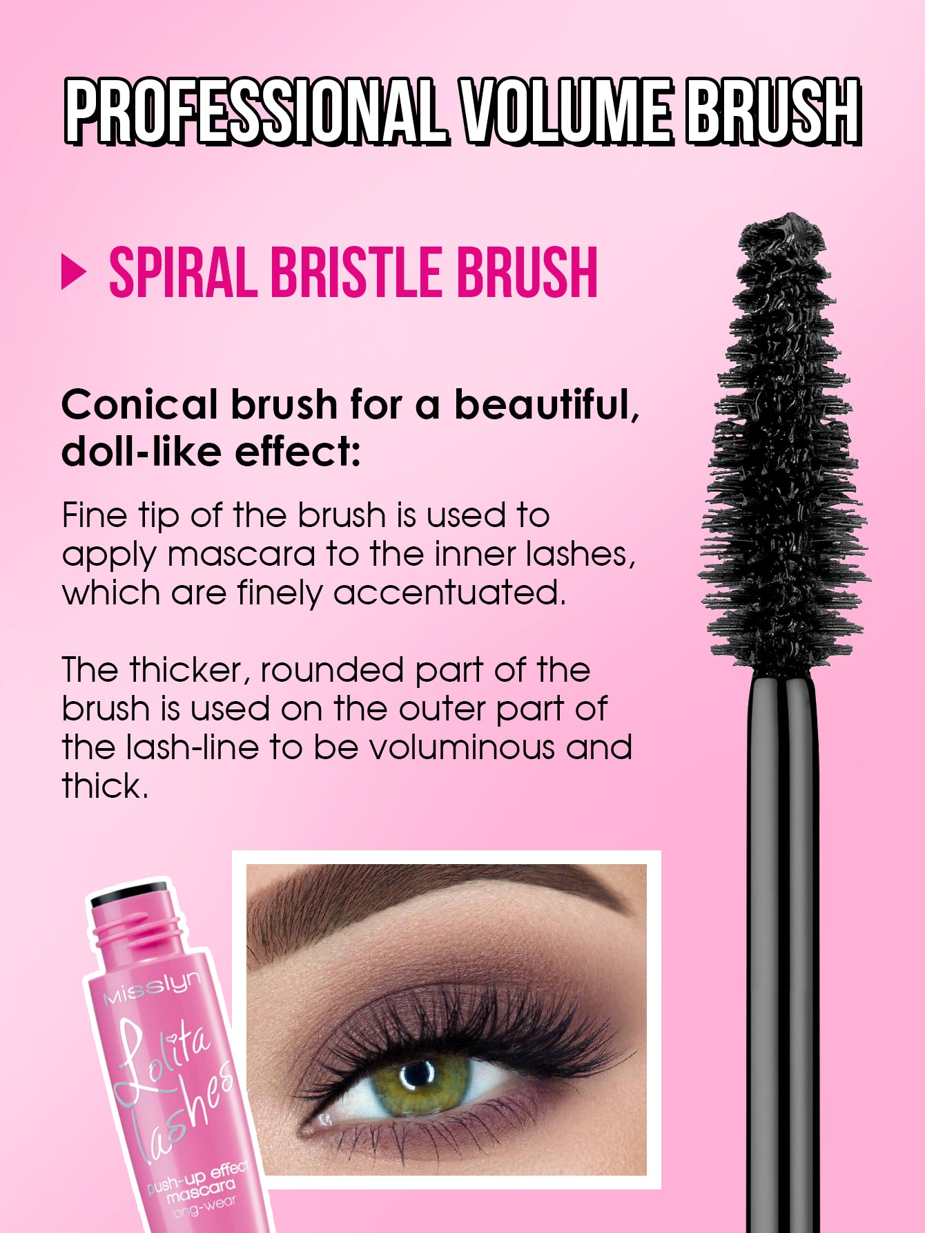 Misslyn Lolita Lashes Push Up Effect Mascara