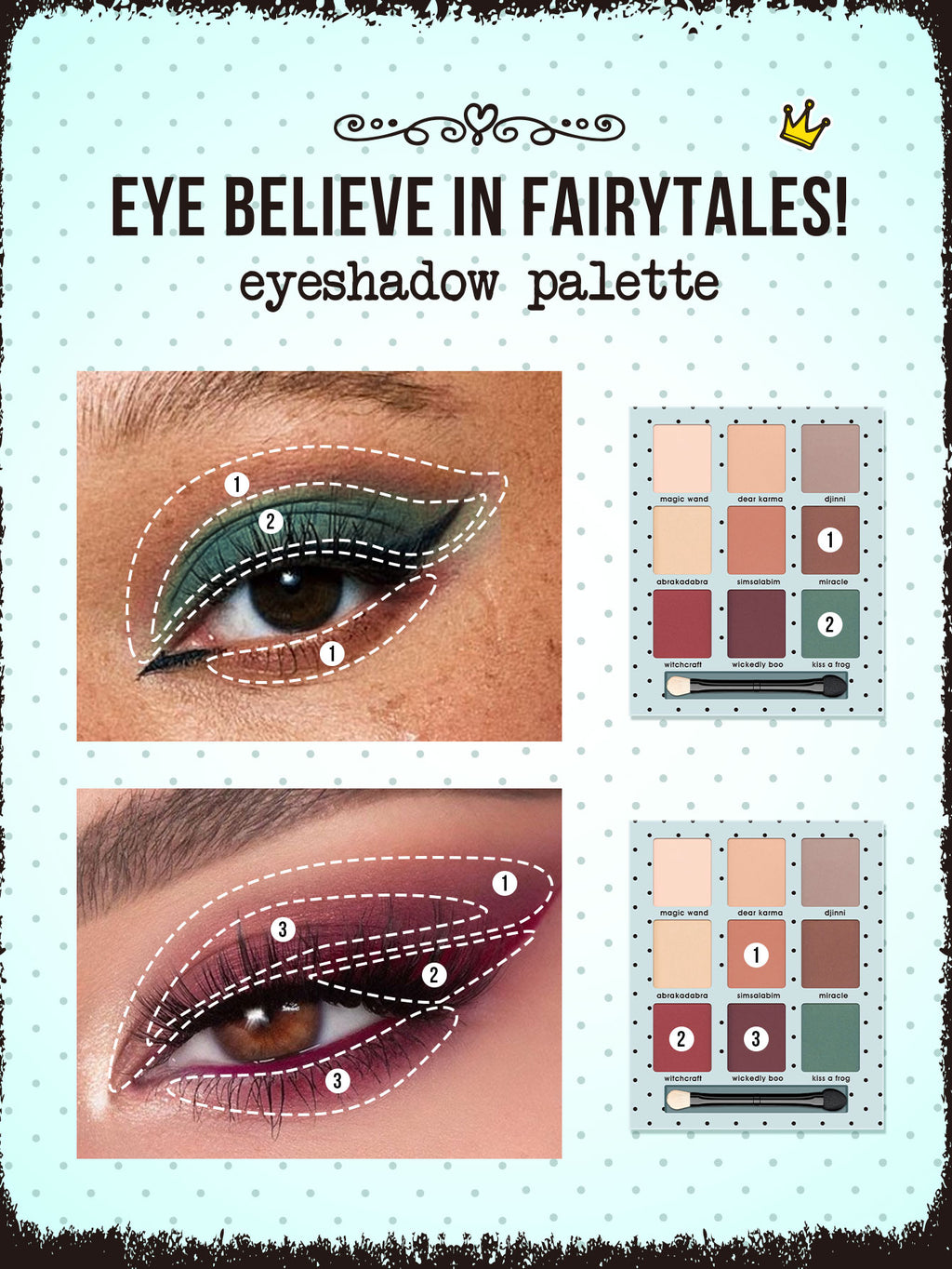 Misslyn Eye Belive In Fairytales 9 colors eyeshadow palette