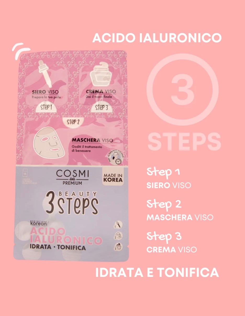 Cosmi Premium beauty 3 steps korean skincare