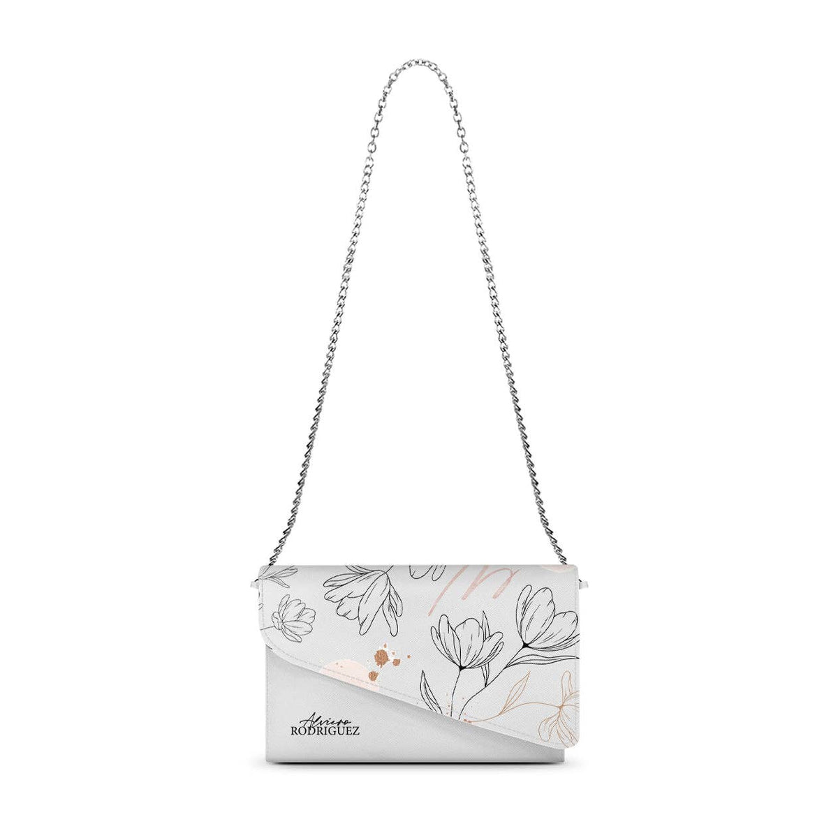 Borsetta Elegance Bianca Art Of Flowers