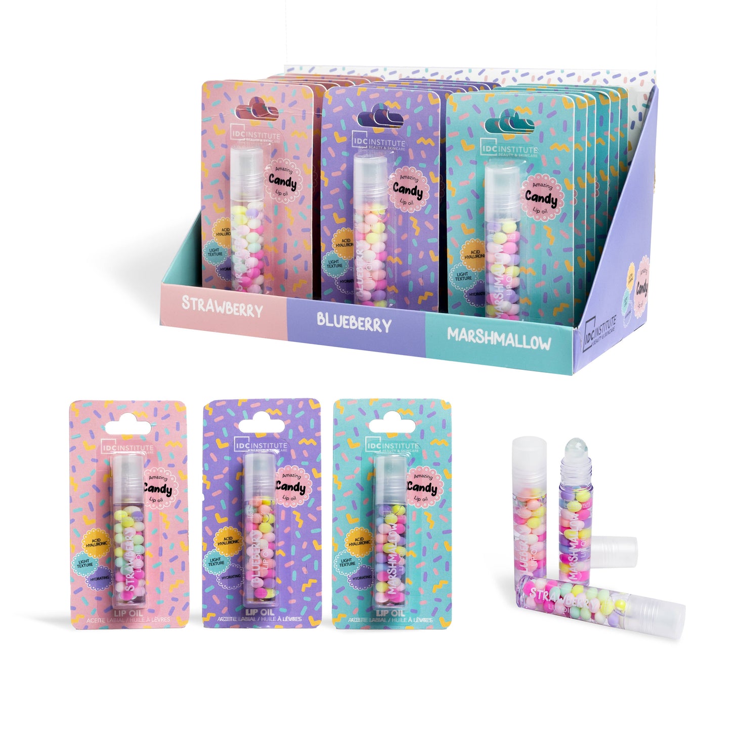 Olio labbra candy assortito IDC INSTITUTE