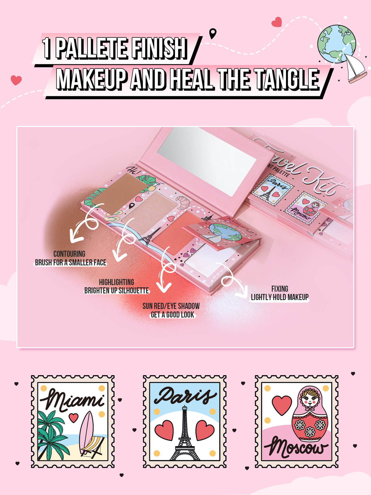 Misslyn Travel Kit All In One Teint Palette
