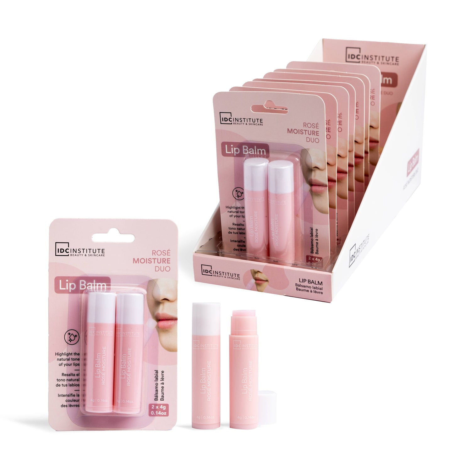 IDC INSTITUTE BALSAMO LABBRA DUO IDRATANTE ROSÉ