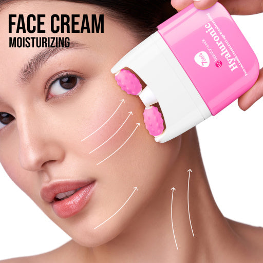 7Days Crema viso, collo e décolleté antietà e idratante HYALURONIC & Massaggiatore 3D 80 ml