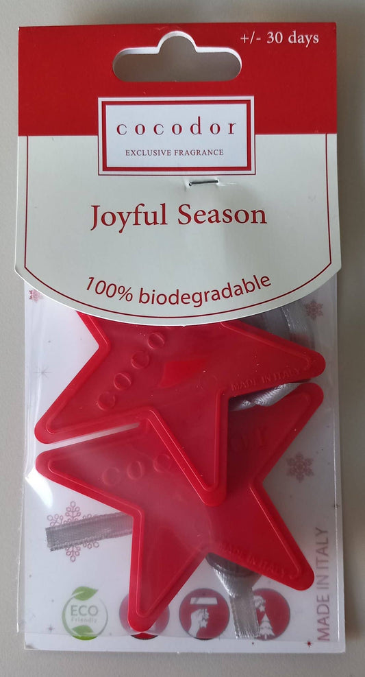 Cocodor 2 stelle profumate per auto/armadi Joyful Season