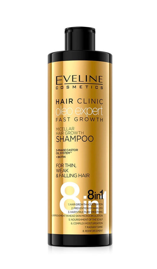 Eveline Cosmetics Hair Clinic Oleo Expert Fast Growth Shampoo 400ml