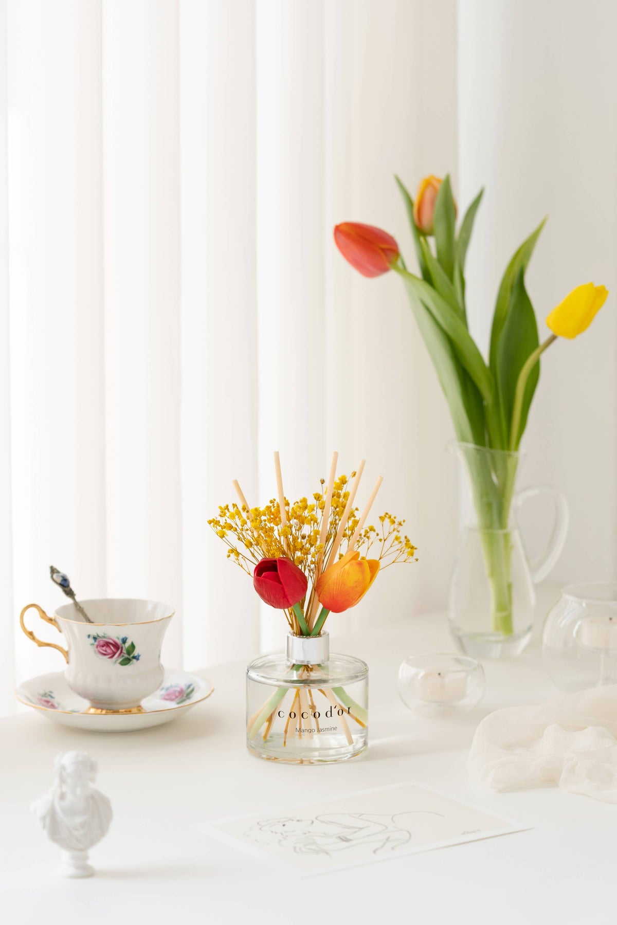 Cocodor Diffusore Tulipano 200 ml (6,7 oz) Brezza d'aprile