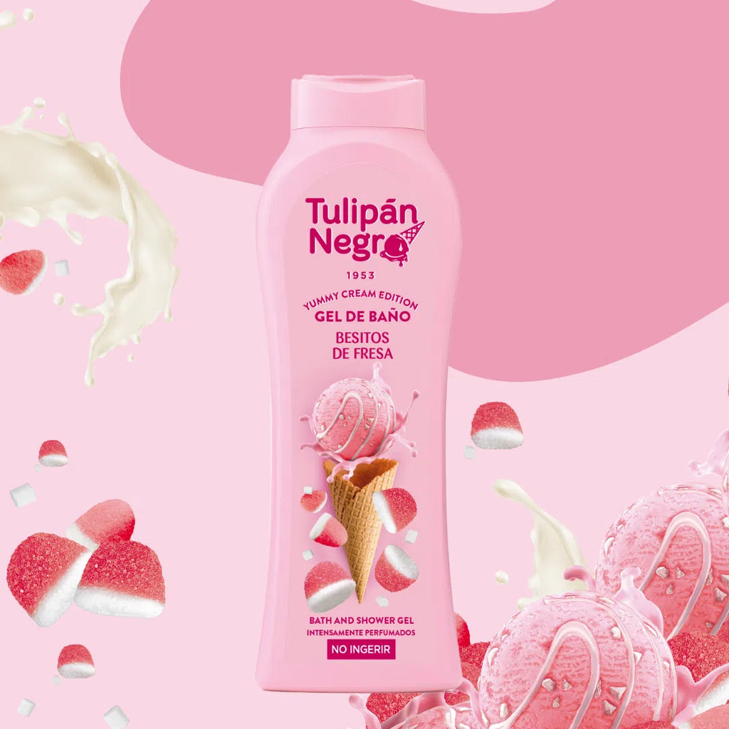 Tulipán Negro Gel de baño Yogur con Frutos Rojos 650ml