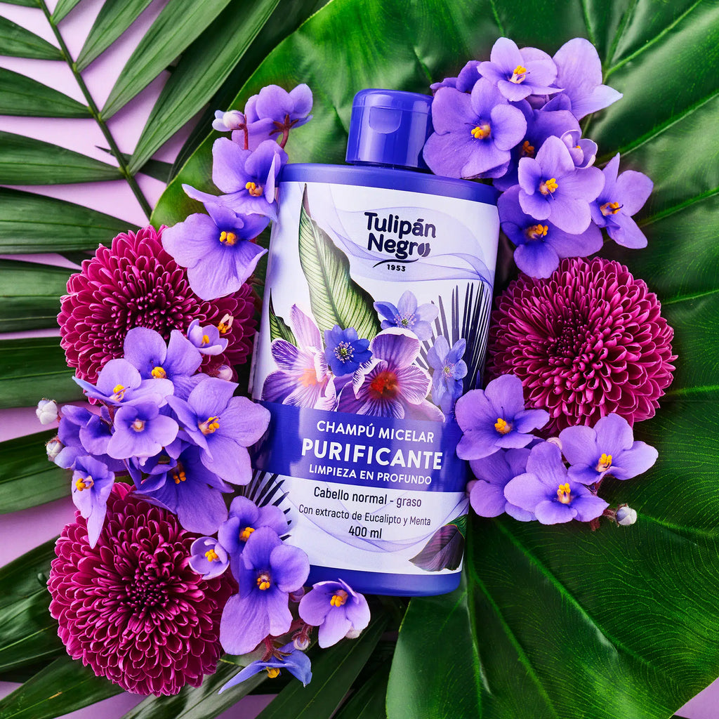 Tulipán Negro Champú micelar purificante 400ml