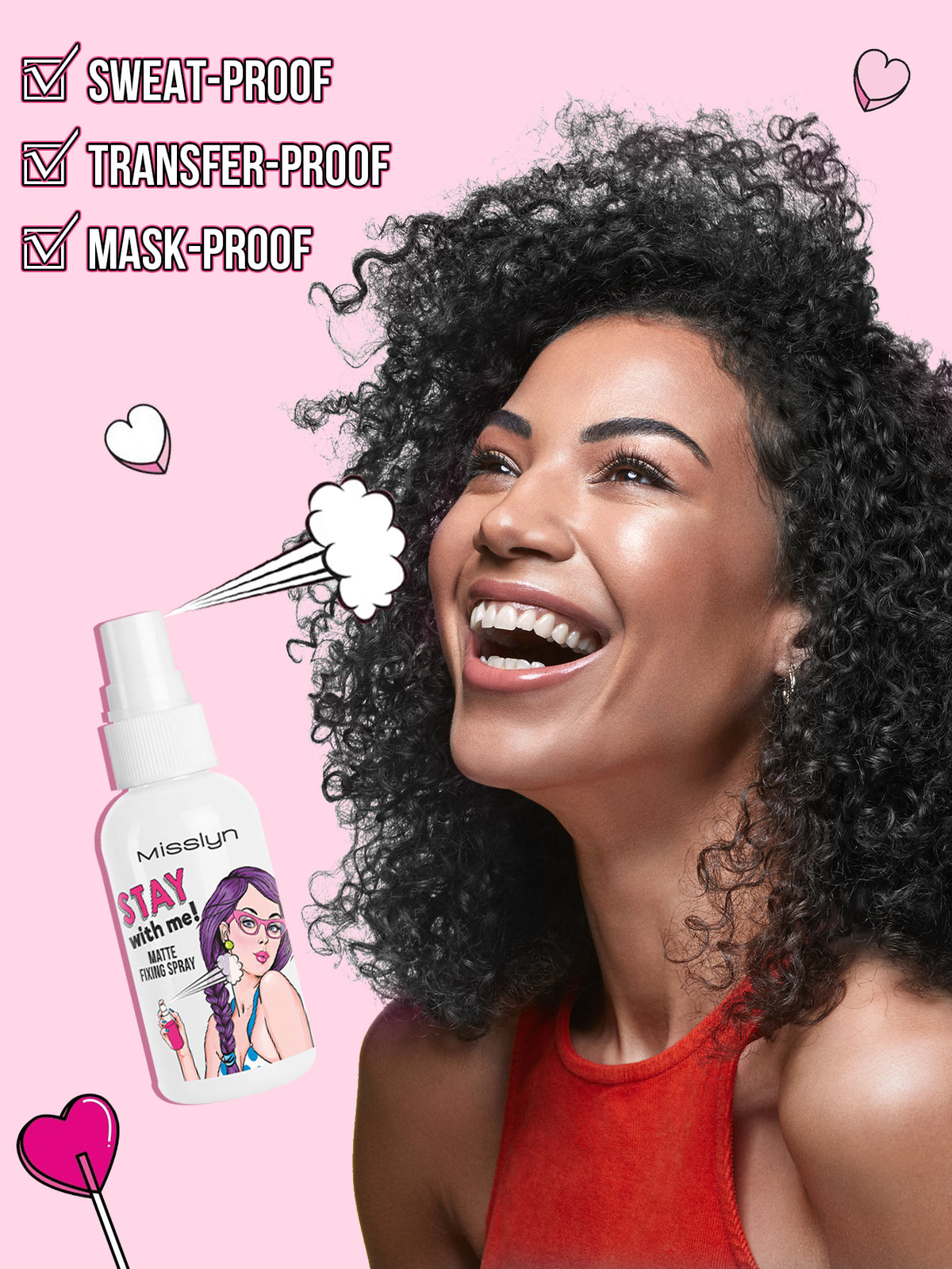 Misslyn Stay With Me Matte Fixing Spray