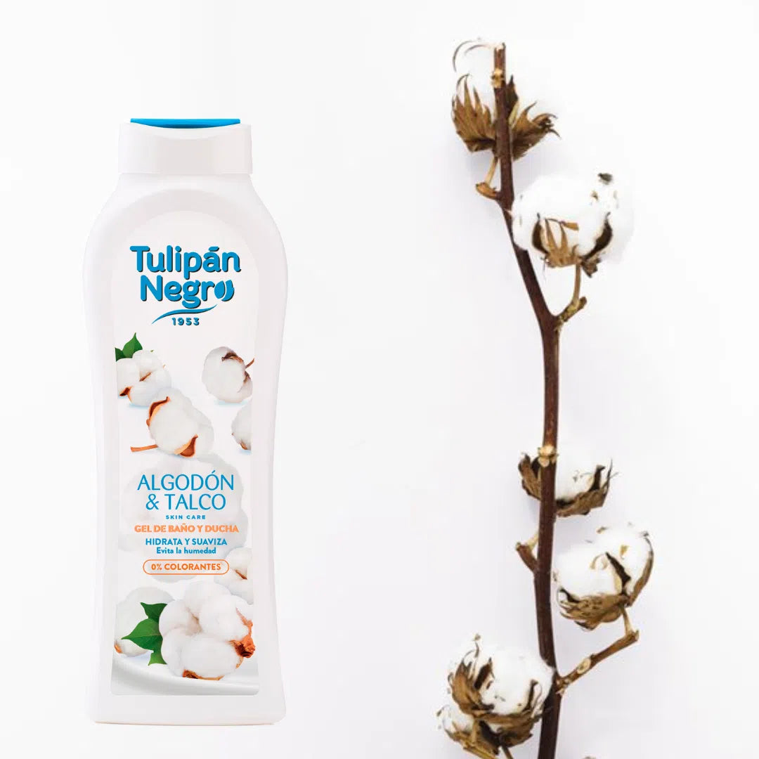 Tulipan Negro Gel da bagno Cotone e Talco  650ml