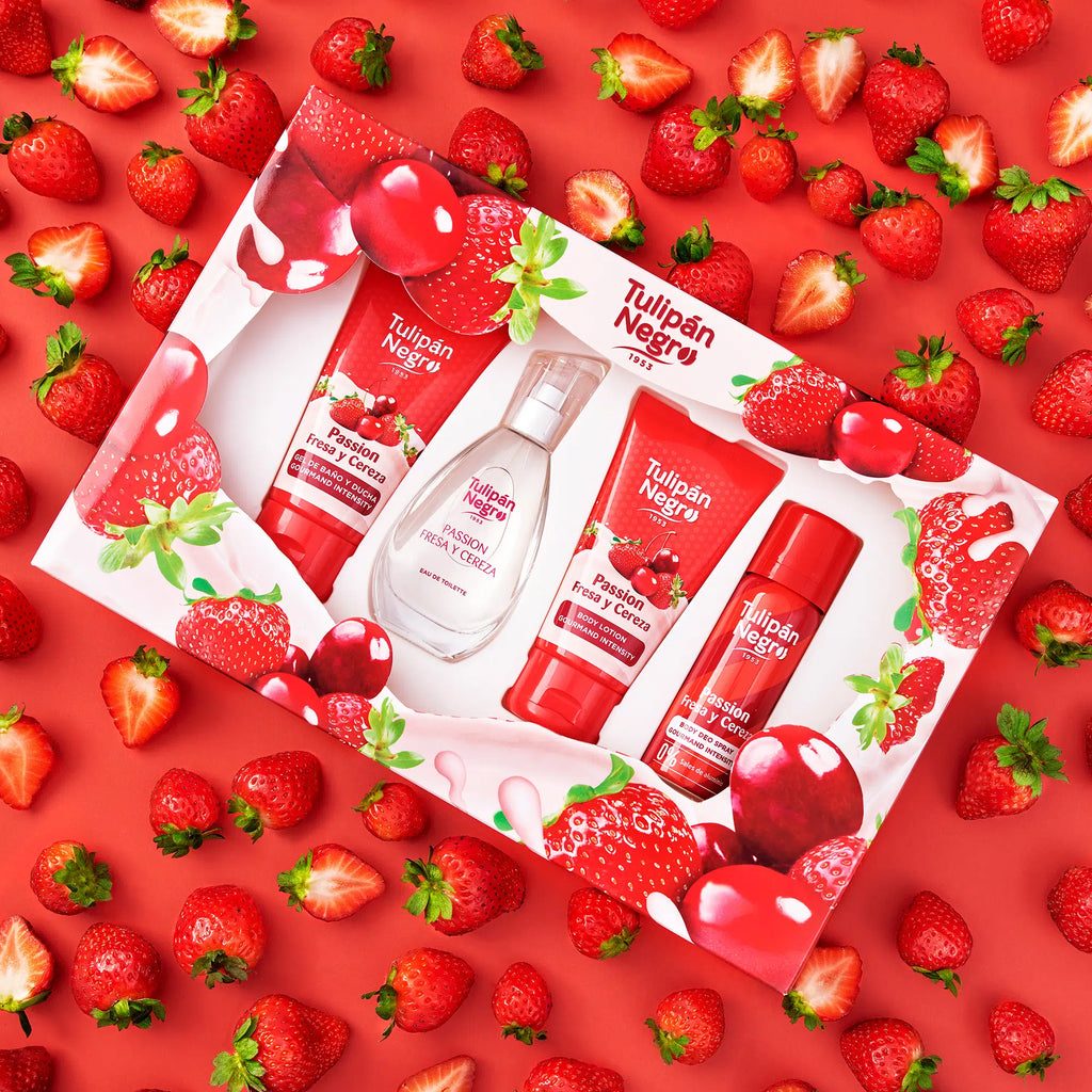 Coffret Tulipan Negro Fraise et Cerise