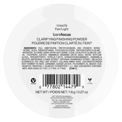 Wet n Wild Bare Focus Clarifying Finishing Powder