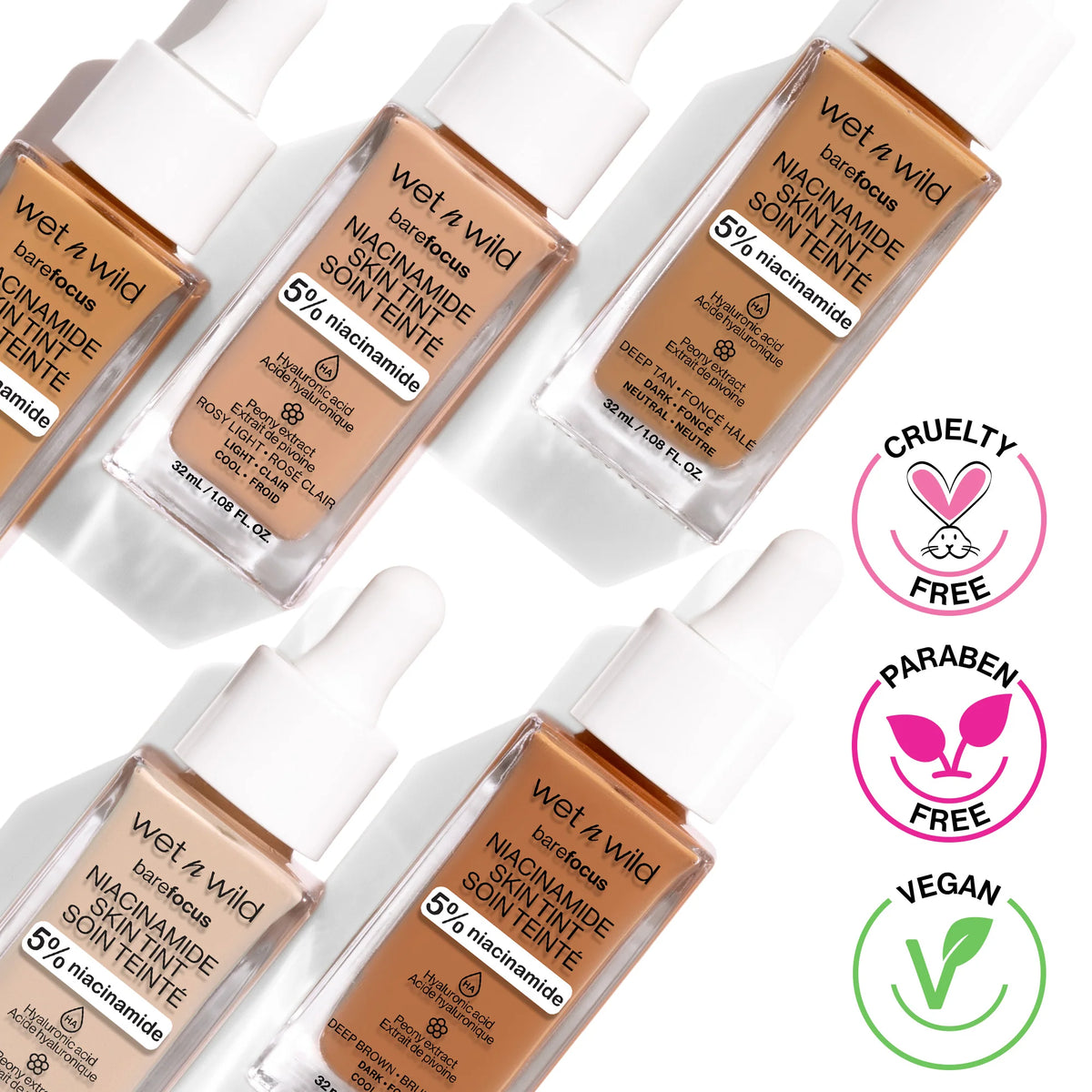 Wet n Wild Bare Focus Niacinamide Skin Tint