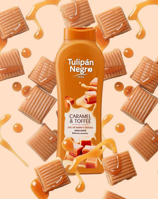 Tulipán Negro Gel de baño Caramelo y Toffee 650ml