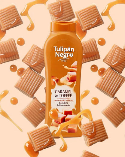 Tulipan Negro Gel da bagno al caramello e toffee 650ml