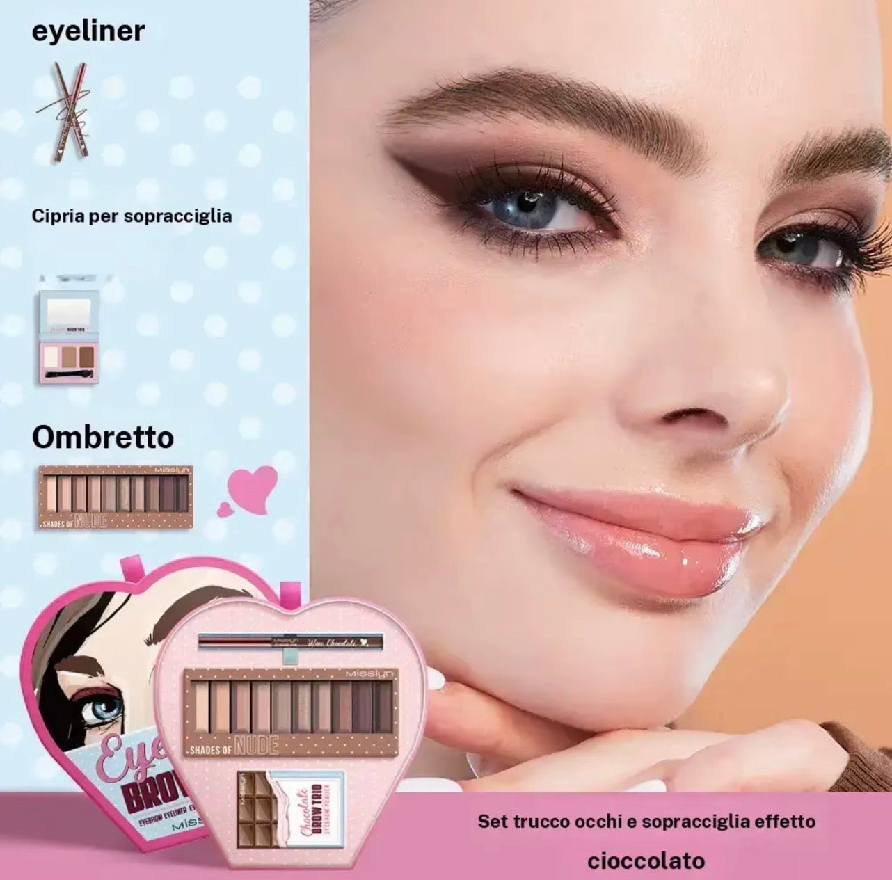 Misslyn Eyes & Brows Chocolate Factory Set