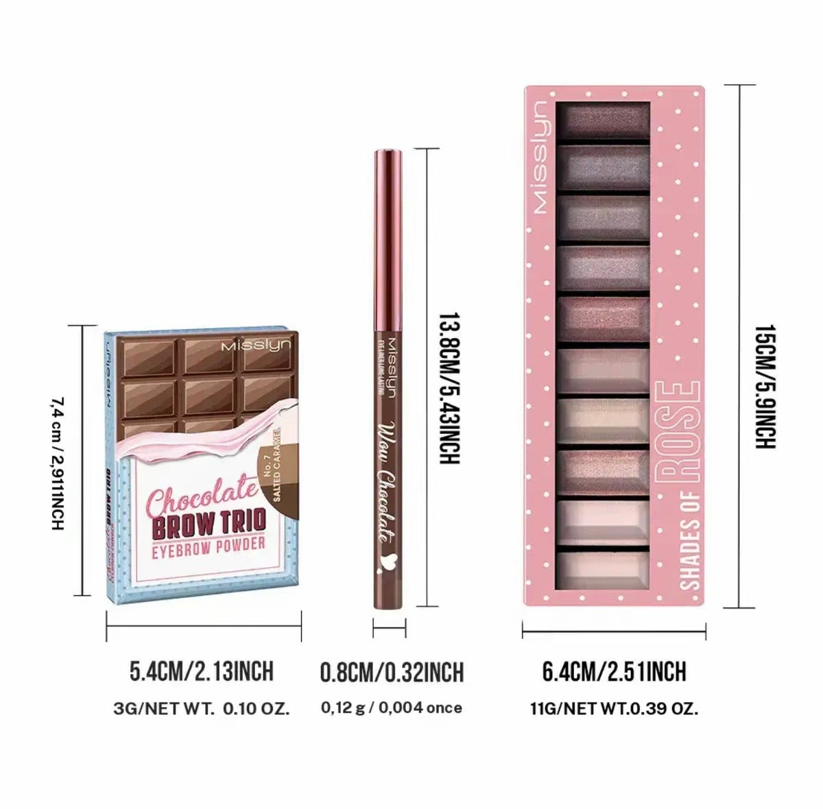 Misslyn Eyes & Brows Chocolate Factory Set