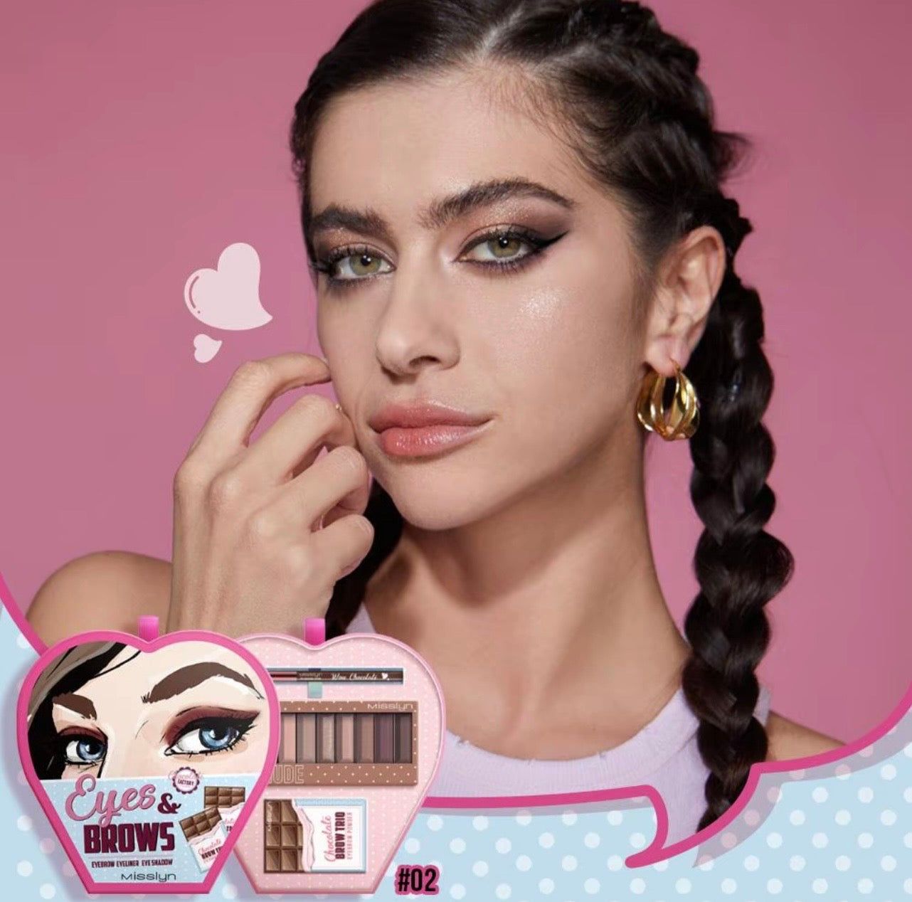 Misslyn Eyes & Brows Chocolate Factory Set