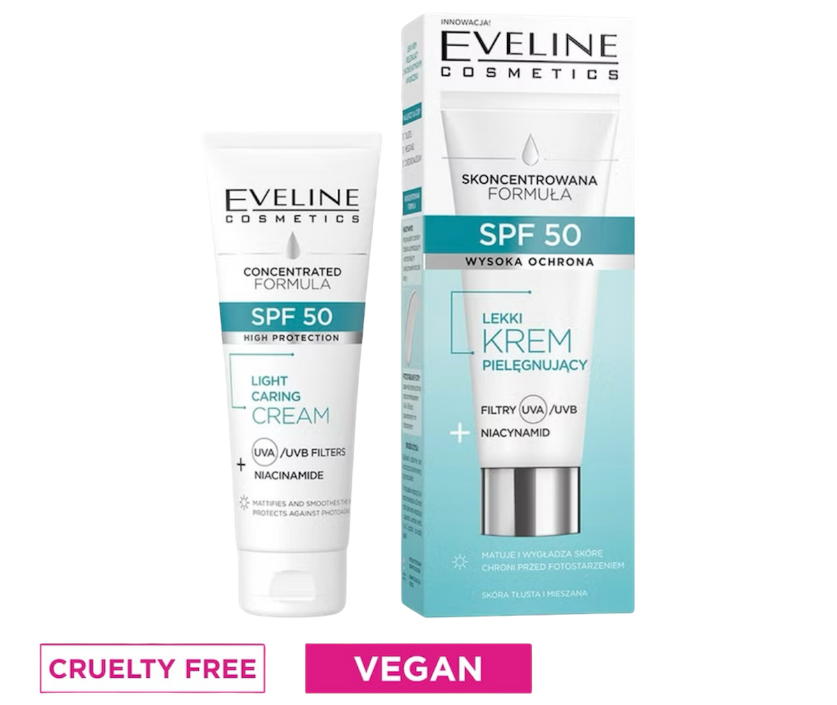 Eveline Cosmetic light caring SPF50 crema viso 30ml
