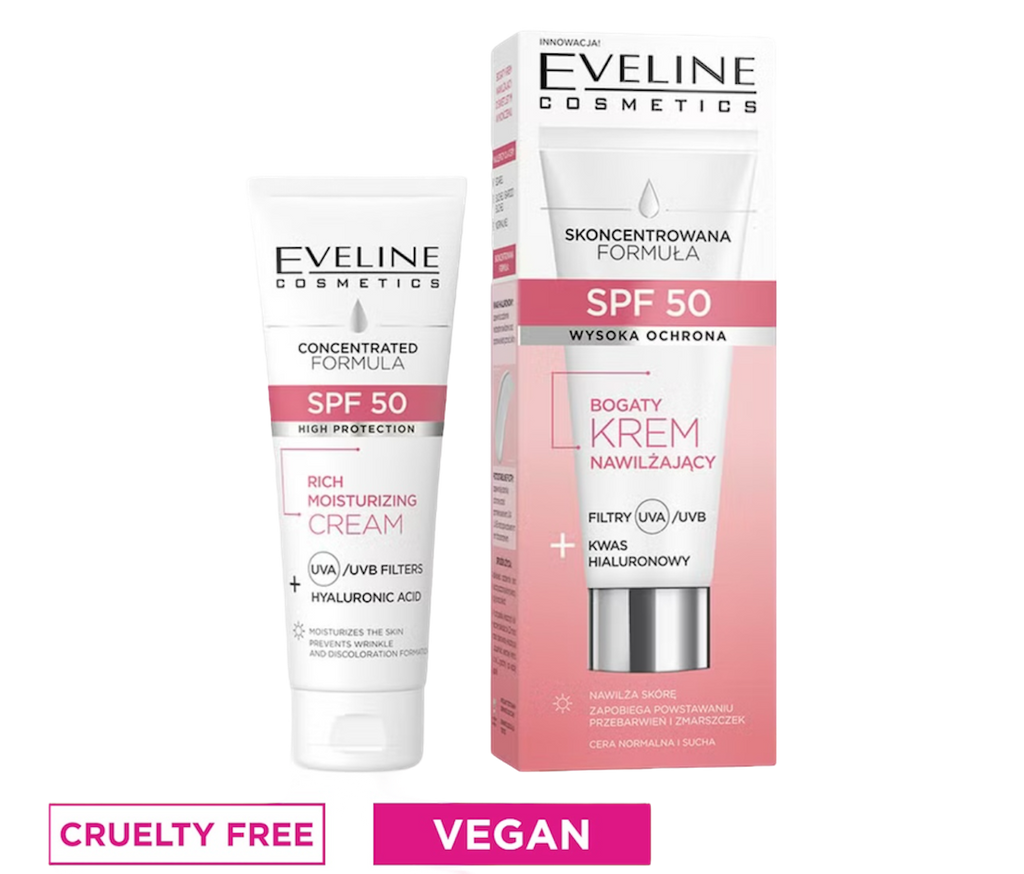 Crème hydratante riche SPF 50 Eveline Cosmetics 30 ml