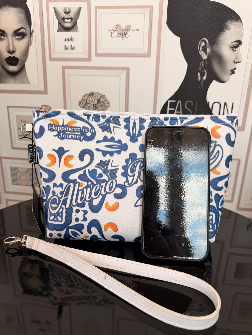 Alviero Rodriguez Pochette Mare ecopelle Venere 16
