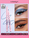 Delineador líquido de larga duración Misslyn Color Mania