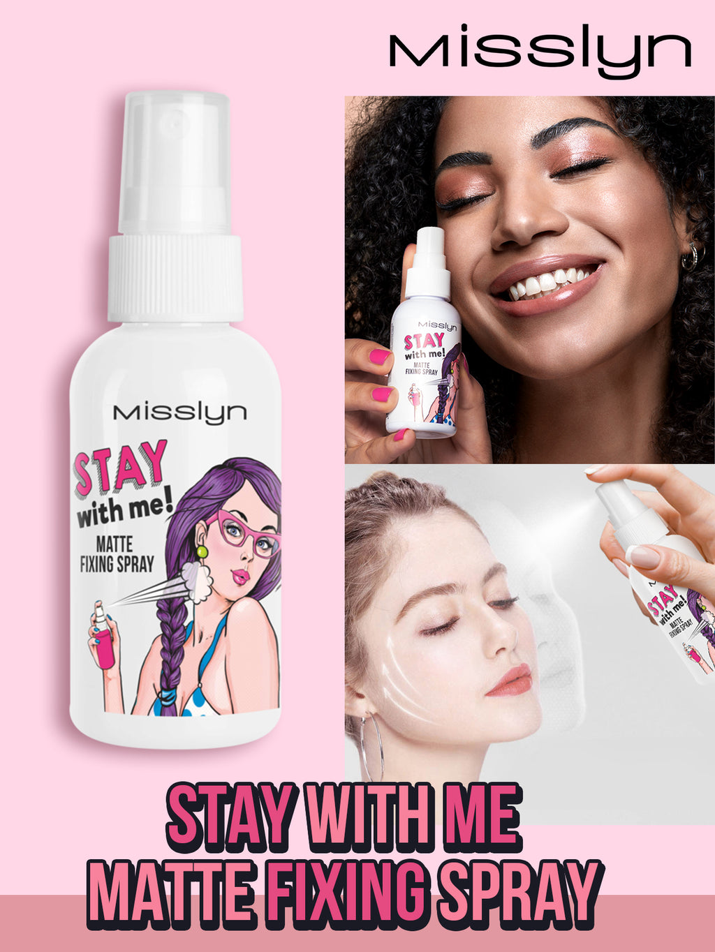 Misslyn Stay With Me Matte Fixing Spray