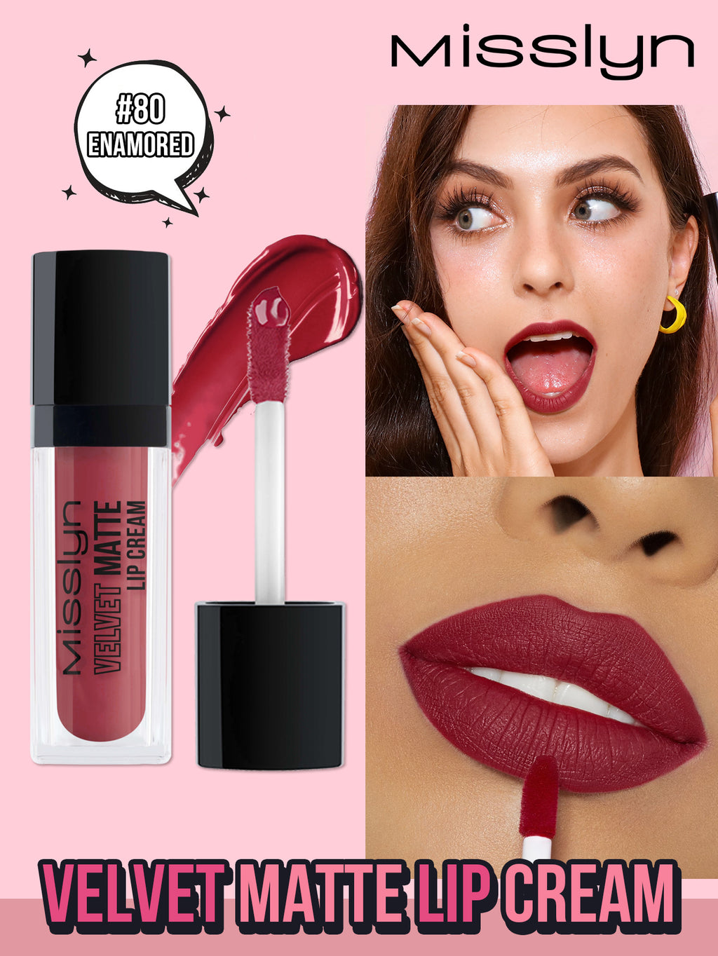 Misslyn Rouge à Lèvres Velours Mat