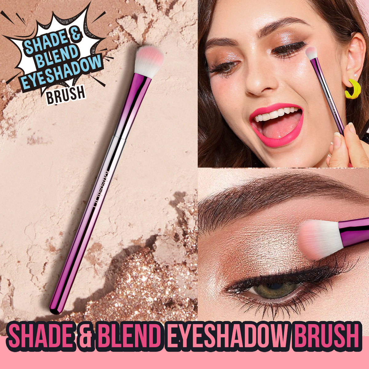 Misslyn Pinceau Ombre à paupières Shade & Blend