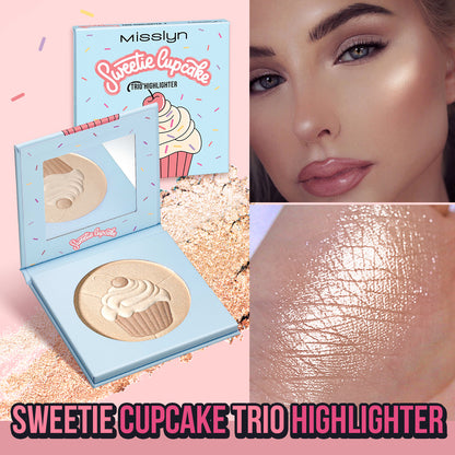 Misslyn Sweetie Cupcake Trio Highlighter