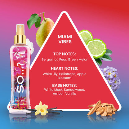 SO…? Miami Vibes Body Mist 200ml