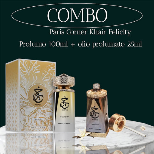 Combo Khair felicity edp 100ml + Concentrated Oil 25ml