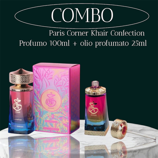 Combo Khair Confection edp 100ml + Concentrated Oil 25ml