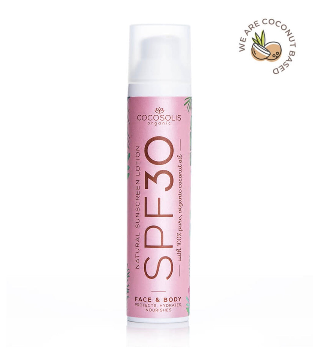 Cocosolis Natural Sunscreen Lotion SPF30